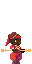 Hype character jumping